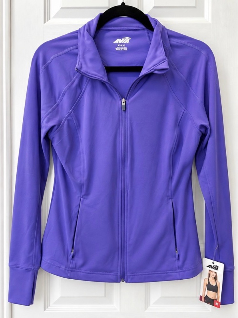 Avia Women's Violet Full-Zip Utility Jacket